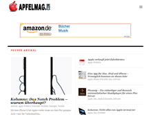 Tablet Screenshot of apfelmag.com